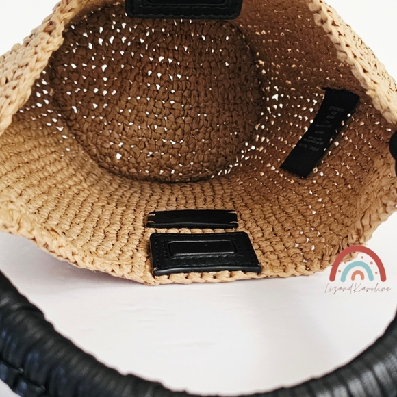 New! Madewell The Camren Mini Bag in Crochet Straw Leather Trim NWOT - Picture 11 of 13